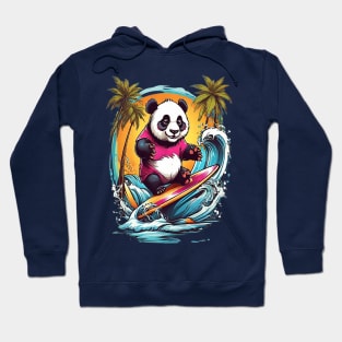 Surfing Panda Hoodie